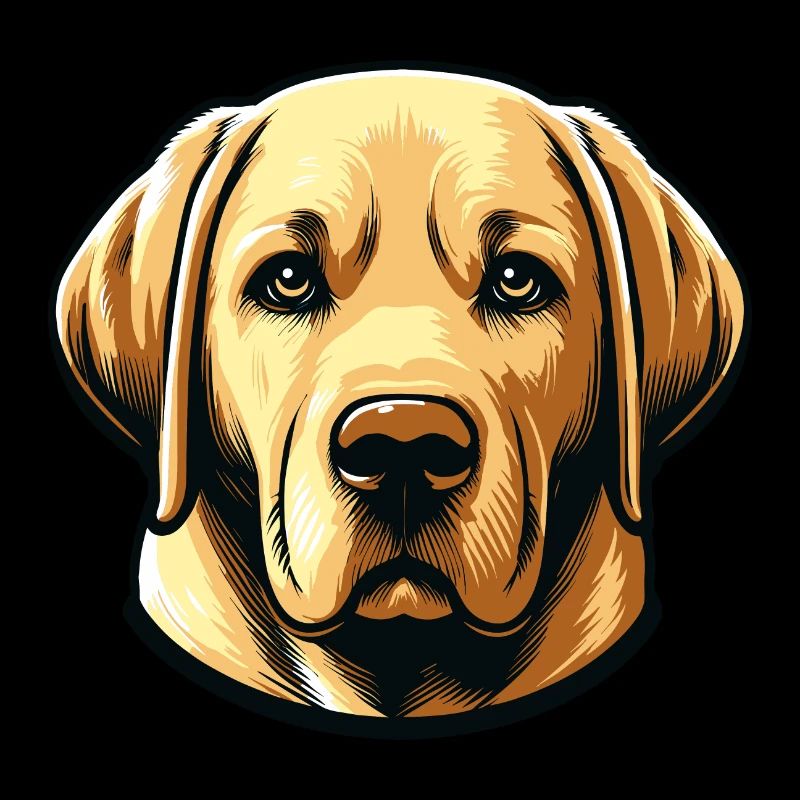 Labrador-Kopf