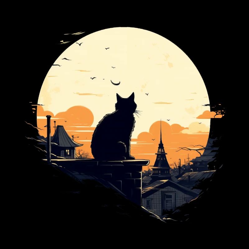 Chat solitaire