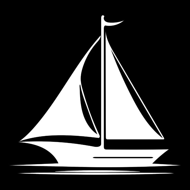 Élégant voilier à voiles déployées
