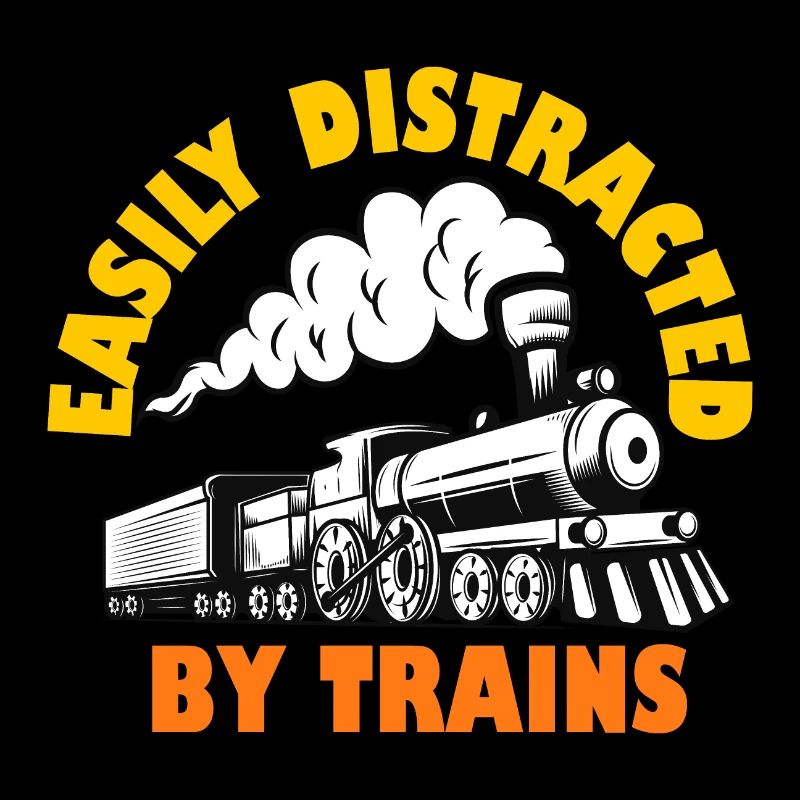 Facilement distrait par les trains