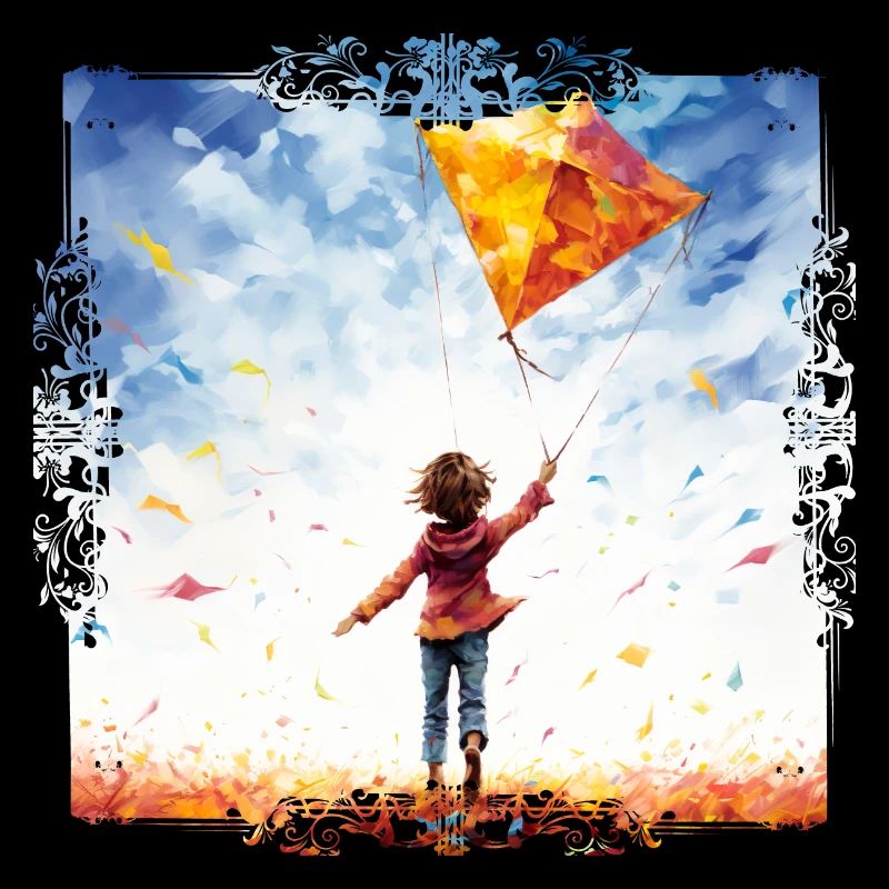 Flying kites is fun
