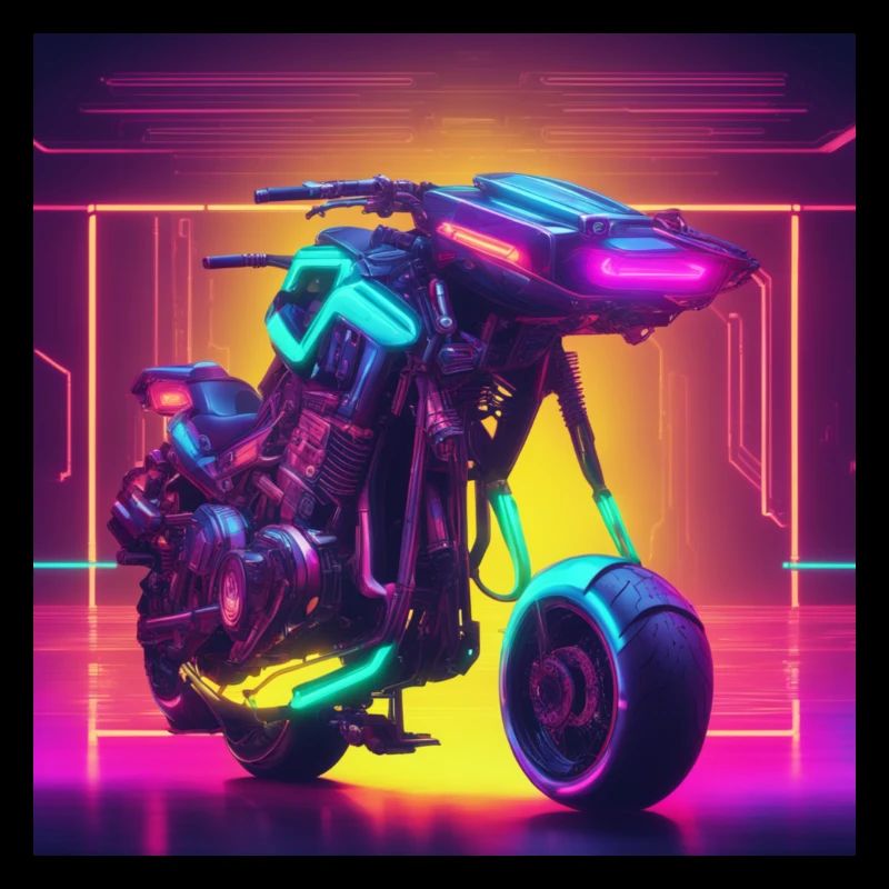Futuristisches Motorrad