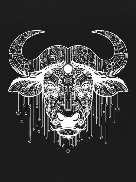 Biomechanical Buffalo - White Design