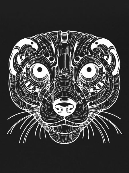 Biomechanical Meerkat - White Design