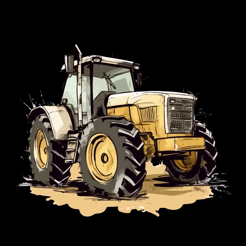 Yellow Tractor No. 3