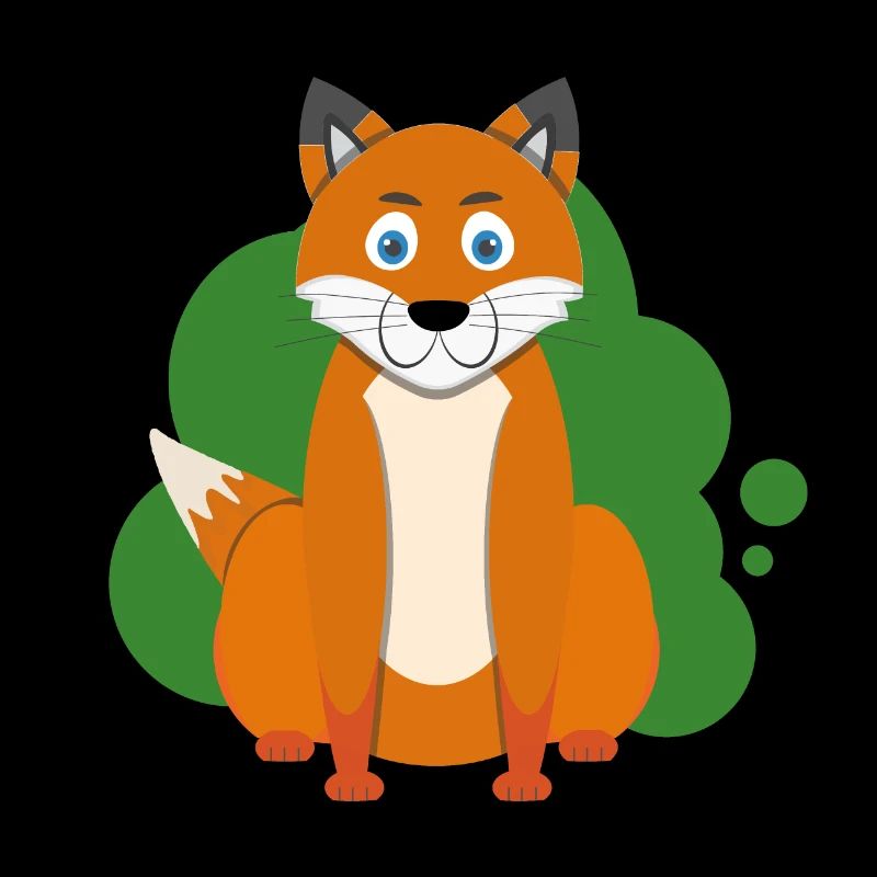 Karikatur Fuchs Splash