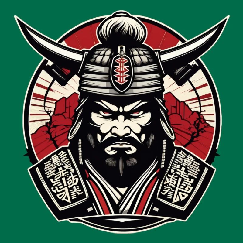 Samurai Gym Logo , Samurai Motiv , Samurai Design