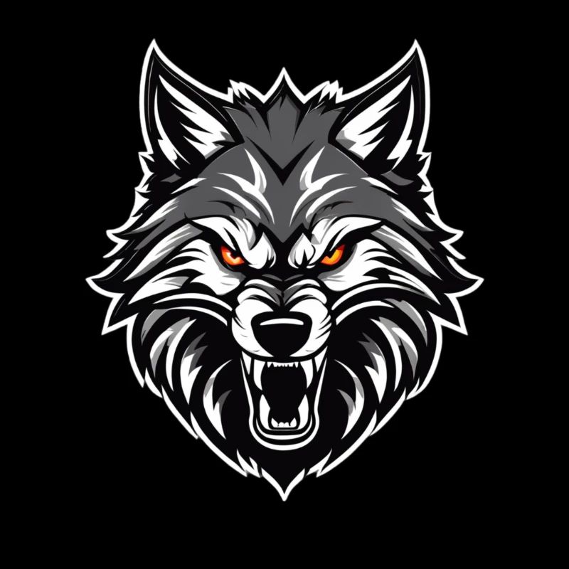 Wolf Gym Logo , Wolf Motiv , Wolf Design