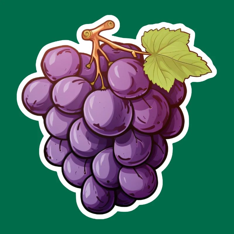 Weintraube oder dunkle Rebe