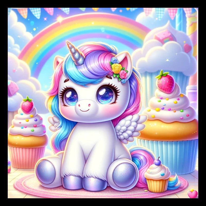 Cartoon Einhorn 1