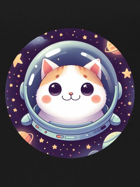 Space, Cat, Astronaut