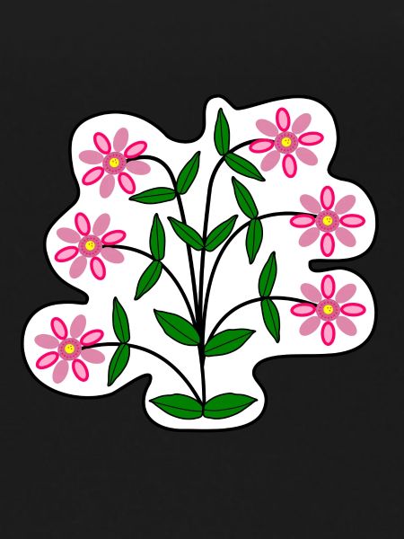 Gerbera Sticker