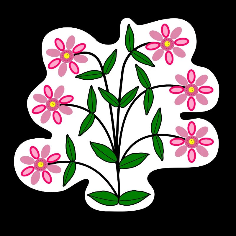 Autocollant Gerbera