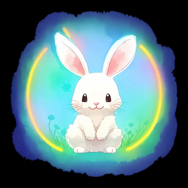 Lapin, lapin de Pâques, lapin blanc, lapin