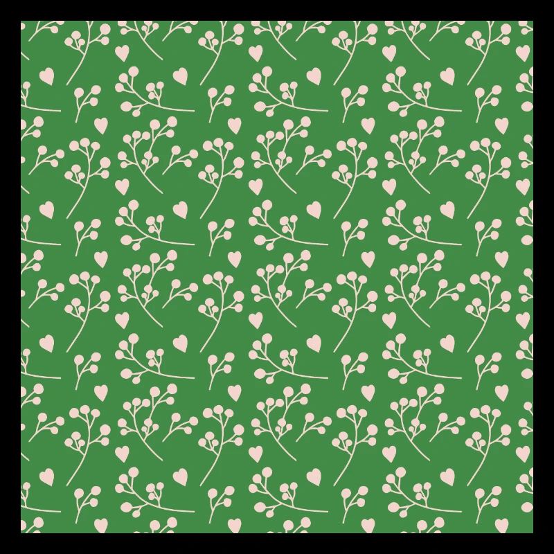 Blume-Blatt-Muster fleur feuille motif