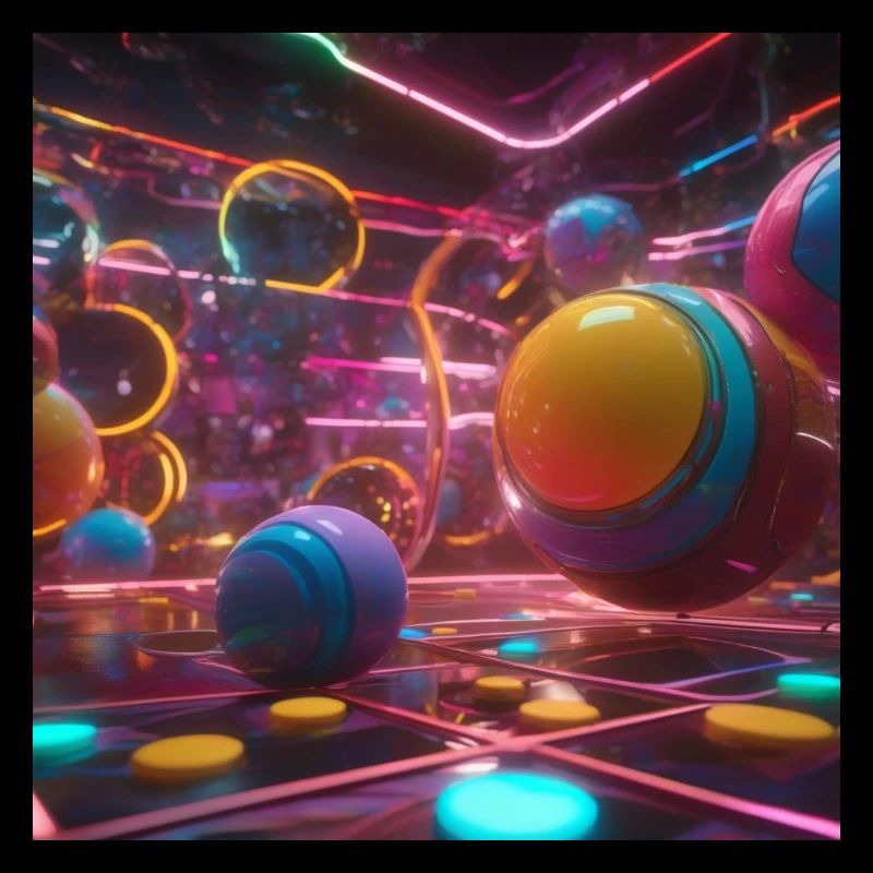 Neon Bälle