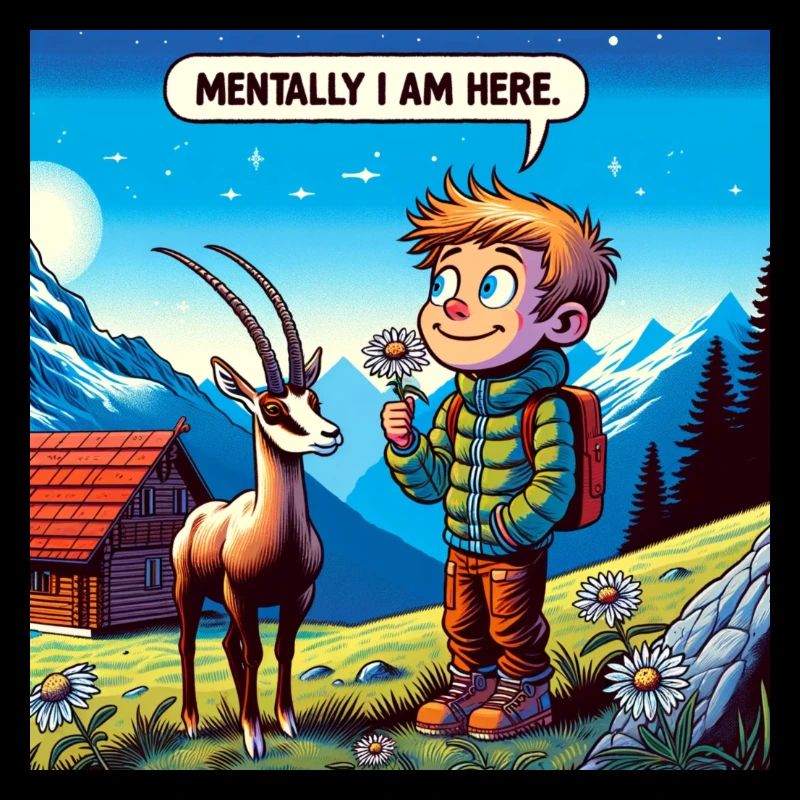 Ziegenjunge - mentally I am here