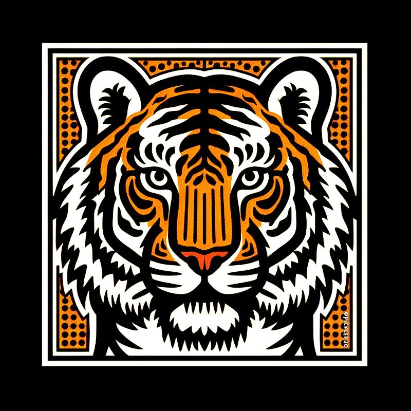 Visage de tigre