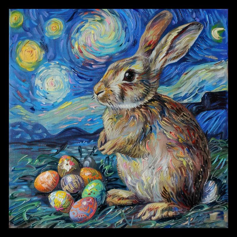 lapin de Pâques, Pâques, lapin, joyeuses Pâques, oeufs de Pâques,
