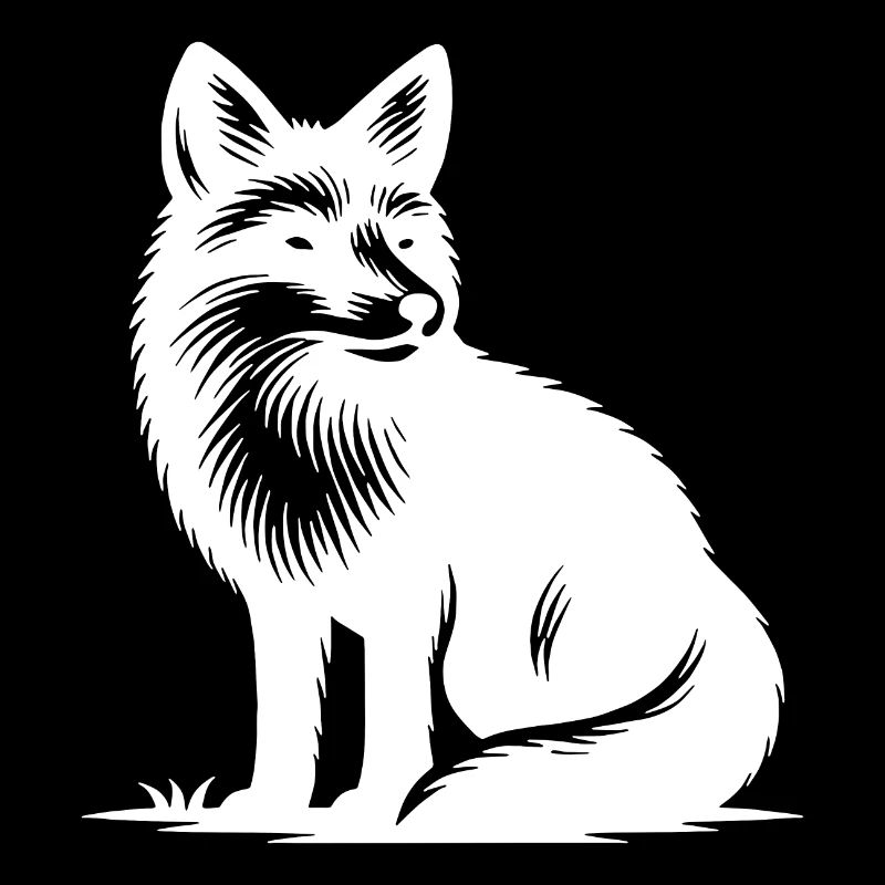 Cute cunning fox