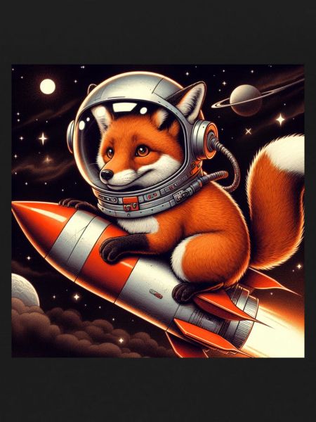 Fox on the rocket