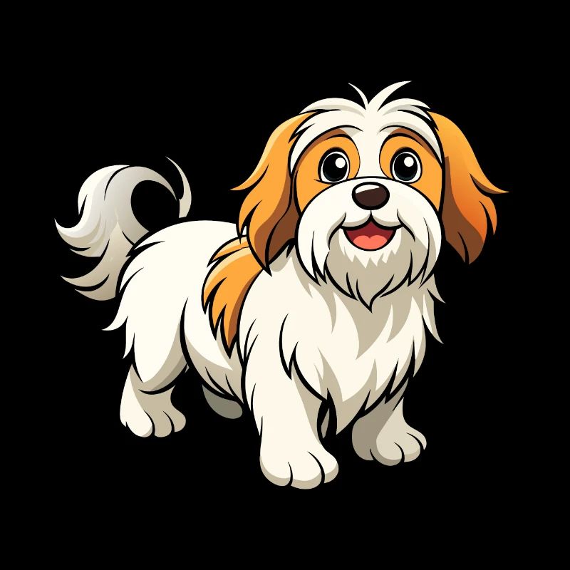 Zuversichtliche Lhasa Apso Parade