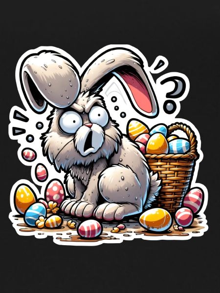 Easter Bunny Stressed