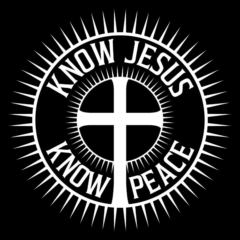 Know Jesus Know Peace No Hate Christian Bible Love