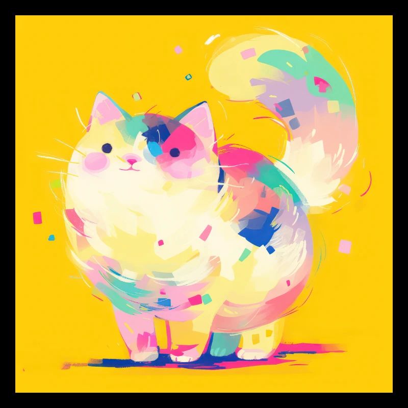 Chat, Motif De Chat