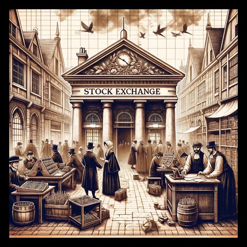 Première bourse de l’histoire