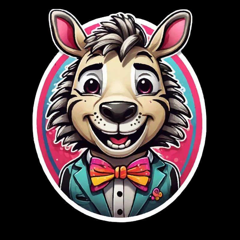 Funny Comic Zebra