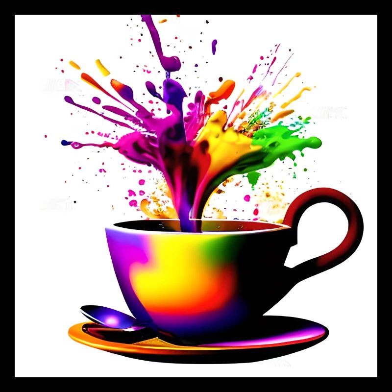 Kaffeetassen bunt 36