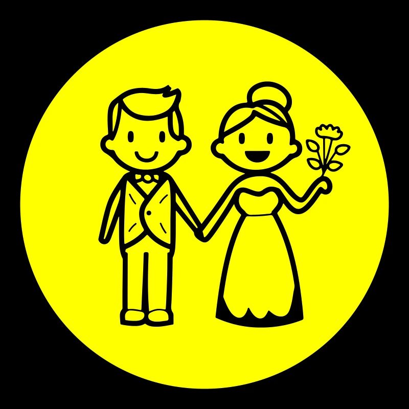Newlyweds Married Couple Icon