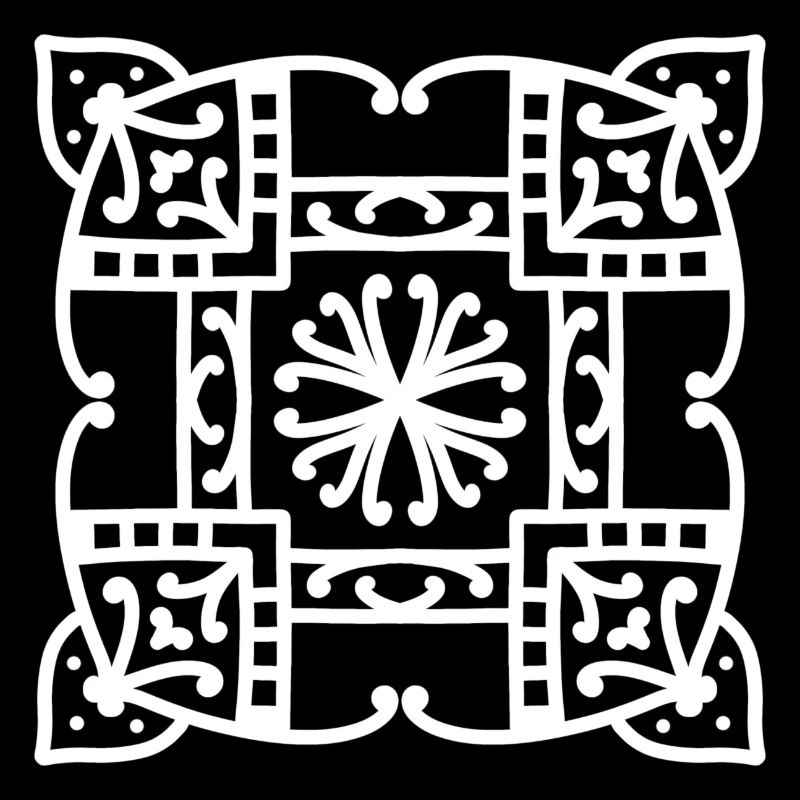 Mandala carré