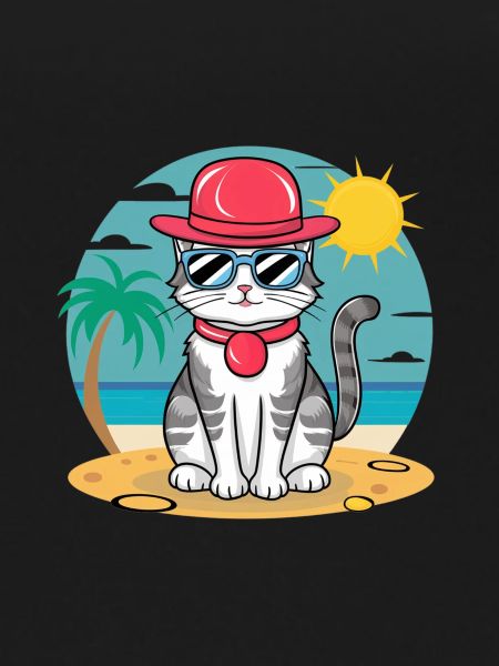 Summer cat