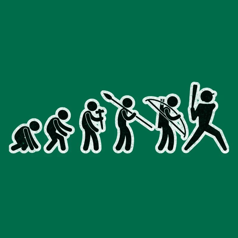 Evolution Baseballer Black Grunge