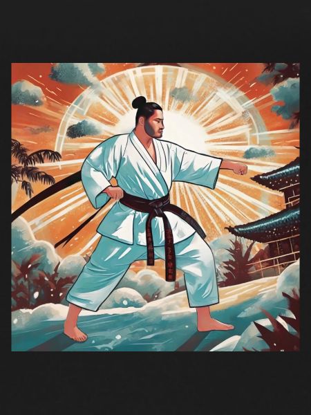 Oi Tsuki. Karate.