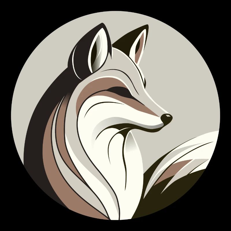 Renard dans un cercle