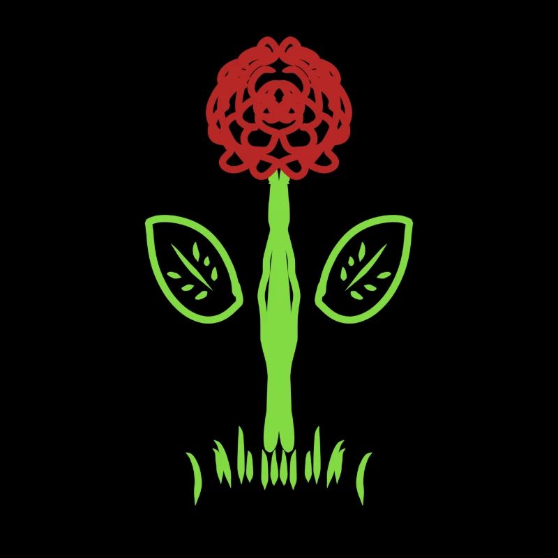 Blume Rose Symbol Form Pflanze