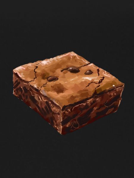 Rustic Brownie Illustration