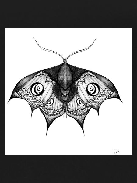 Ink Moth Black