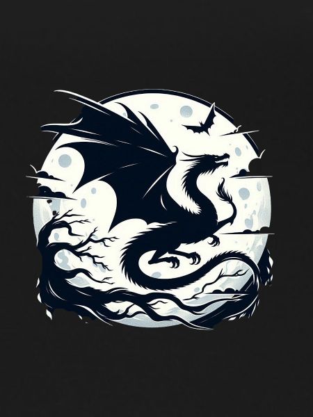 Mystical Dragon Moonlight