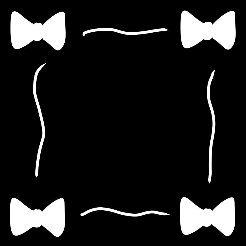 Cadre de symbole de boucle à quatre boucles