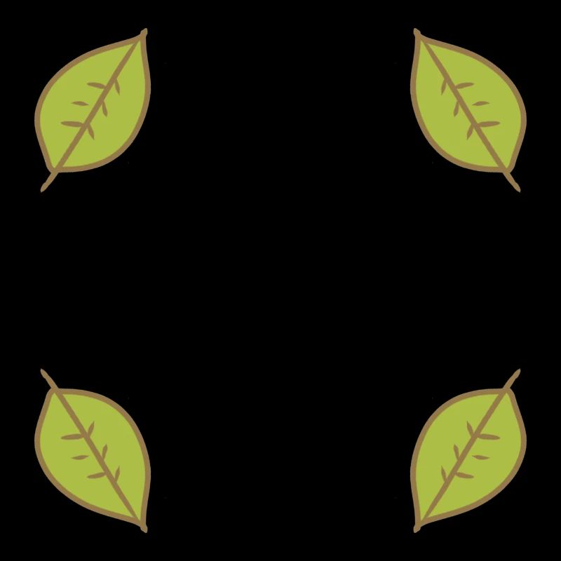 Leaf Leaves Frame Green Shape Nature