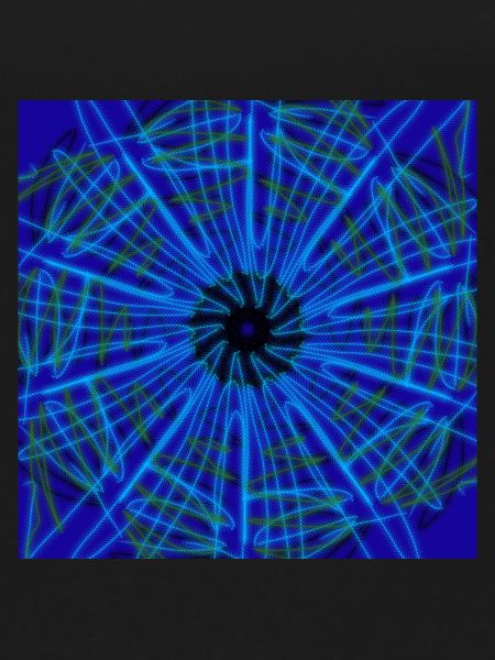Blue abstract design
