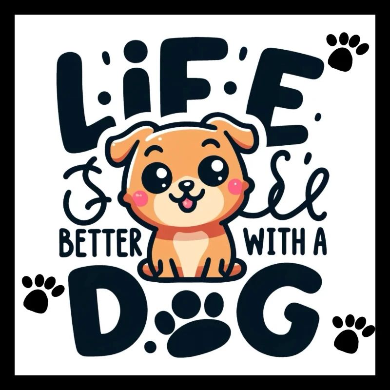 Das Leben ist besser mit einem Hund