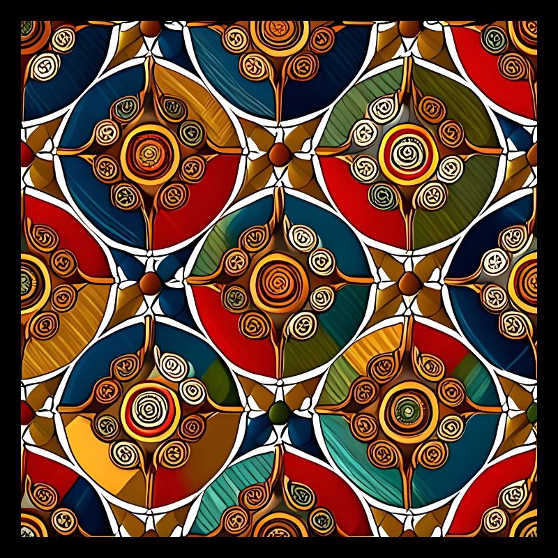 Modernes Ajrakh-Muster