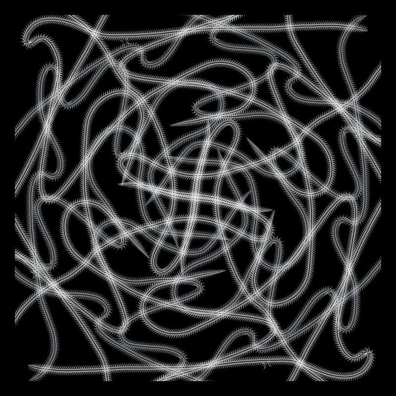 Black and White Abstract Design