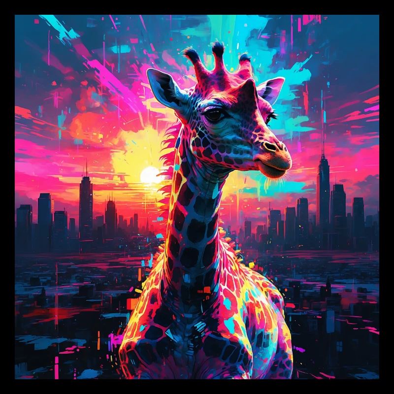 Neon Giraffe