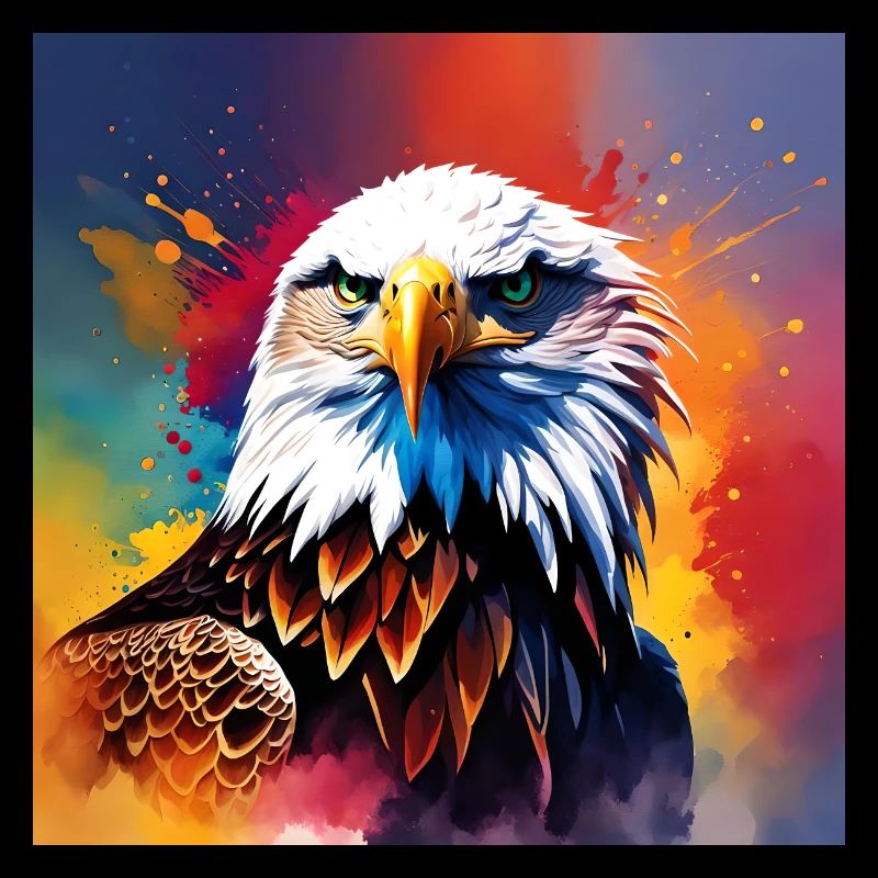 Eagle coloured